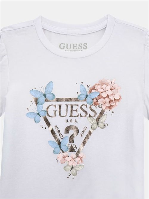 t-shirt girl white GUESS | K5RI07K6YW4/G011